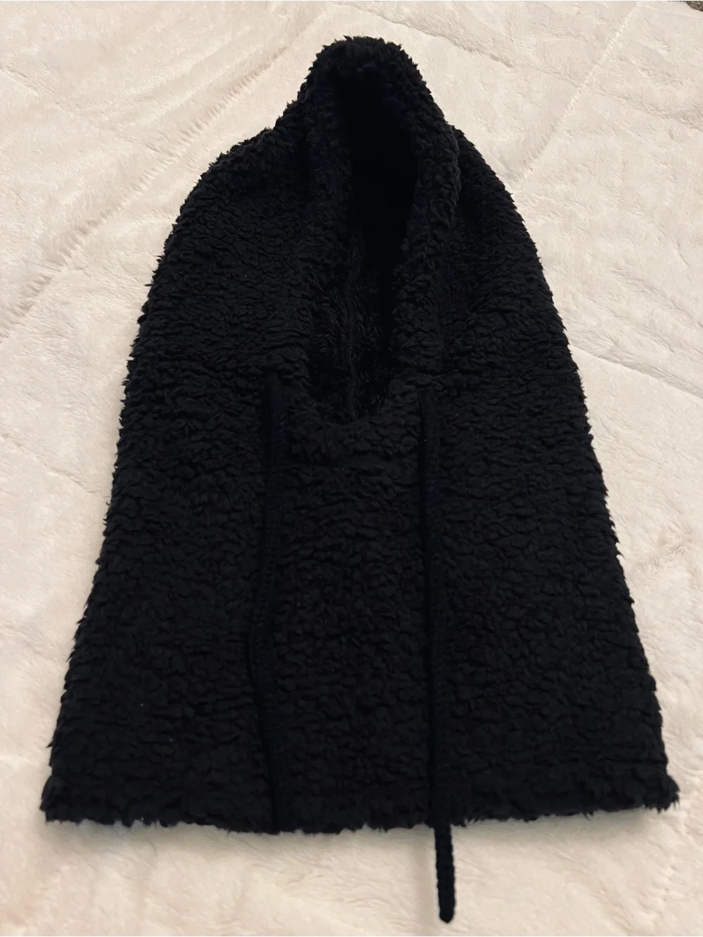 Women’s Sonoma Goods For Life Sherpa Balaclava Hood/Neck Warmer Black